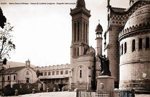 ALGER - N.D. D'AFRIQUE - STATUE CARDINAL LAVIGERIE - CHAPELLE SAINT-JOSEPH